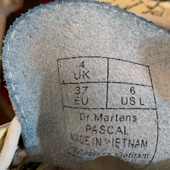 Dr Martens Pascal Marble Leather Boots - Picture 9 of 11